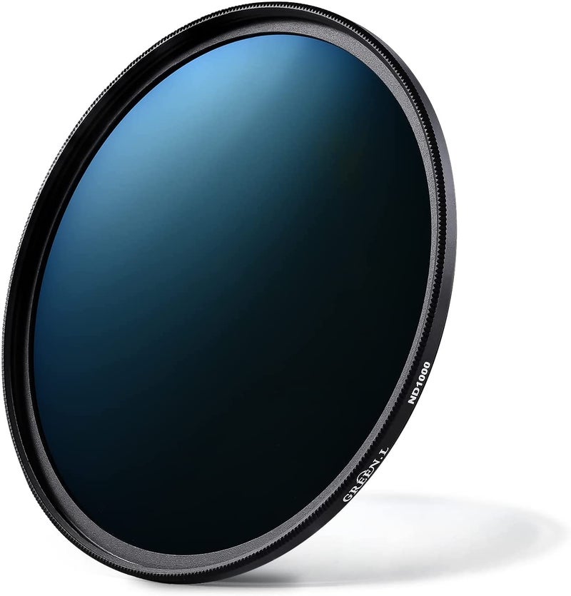 GREEN.L 67mm ND1000 Filter, Slim 10-Stop Fixed Neutral Density 67mm ND Filter for Long Exposure Photography - Image 1